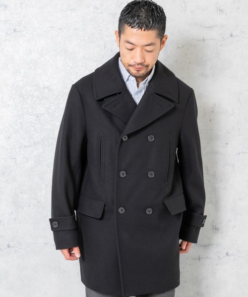 URBAN RESEARCH ROSSO MEN（アーバンリサーチロッソメン）の「『XLサイズあり』Bellandiメルトンピーコート（ピーコート・メンズ・モカ/チャコールグレー/ブラック・LARGE/X-LARGE/MEDIUM）」の6枚目の写真