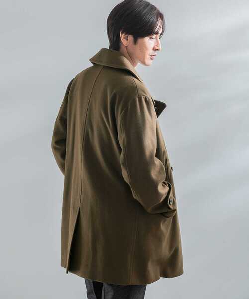 URBAN RESEARCH ROSSO MEN（アーバンリサーチロッソメン）の「『XLサイズあり』Bellandiメルトンピーコート（ピーコート・メンズ・モカ/チャコールグレー/ブラック・LARGE/X-LARGE/MEDIUM）」の7枚目の写真