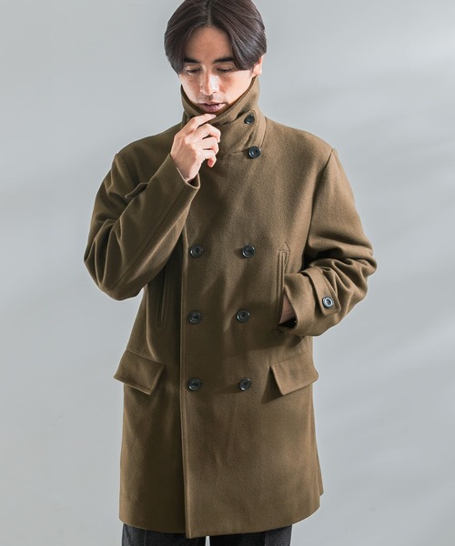 URBAN RESEARCH ROSSO MEN（アーバンリサーチロッソメン）の「『XLサイズあり』Bellandiメルトンピーコート（ピーコート・メンズ・モカ/チャコールグレー/ブラック・LARGE/X-LARGE/MEDIUM）」の22枚目の写真