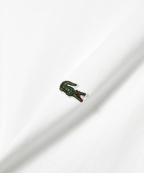 LACOSTE（ラコステ）の「LACOSTE for BEAMS / 別注 ロゴ ロングスリーブ Tシャツ（Tシャツ/カットソー・メンズ・ホワイト/ベージュ/ブラック/グリーン・1/5/3/4/2）」の17枚目の写真