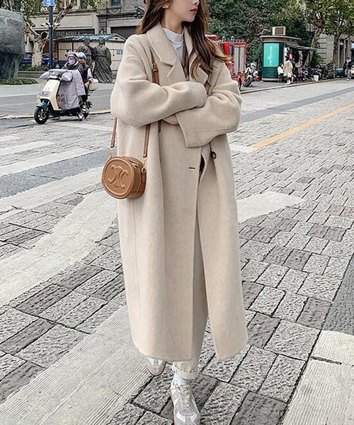 Grandeir（グランディール）の「ダブルボタンチェスターコート