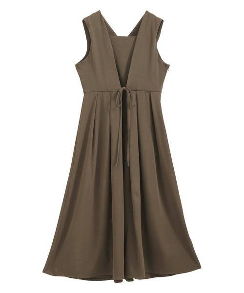 リボン付フロントタックジャンパースカート（スカート）｜nouvellemoi