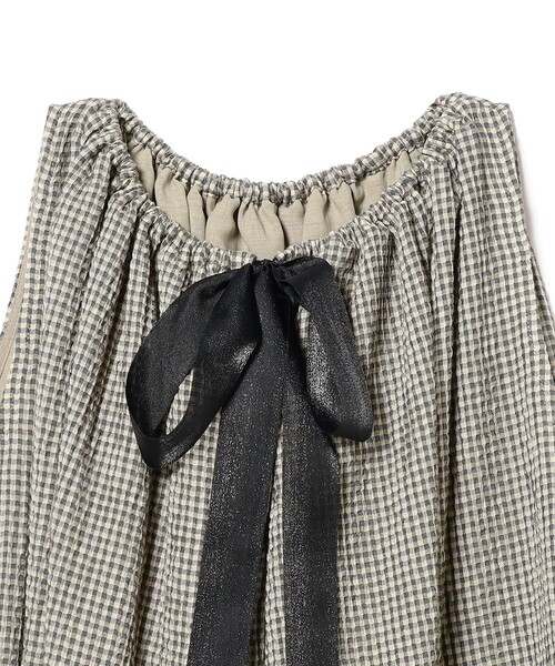 Demi-Luxe BEAMS / シアーチェック 2WAY ワンピース Demi-Luxe BEAMS（デミルクス ビームス）の「Demi-Luxe BEAMS