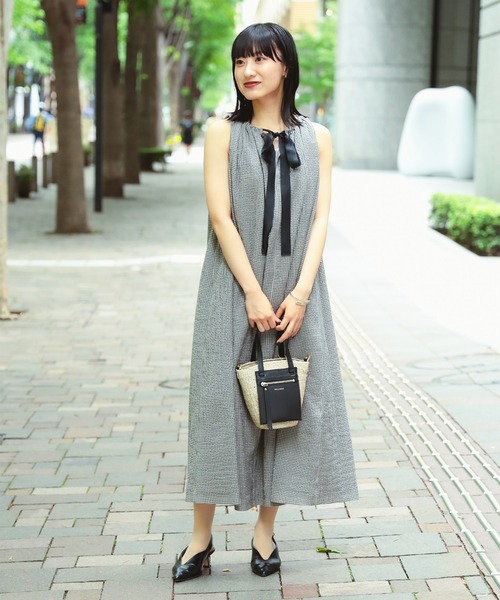 Demi-Luxe BEAMS / シアーチェック 2WAY ワンピース Demi-Luxe BEAMS / シアーチェック 2WAY ワンピース - メルカリ