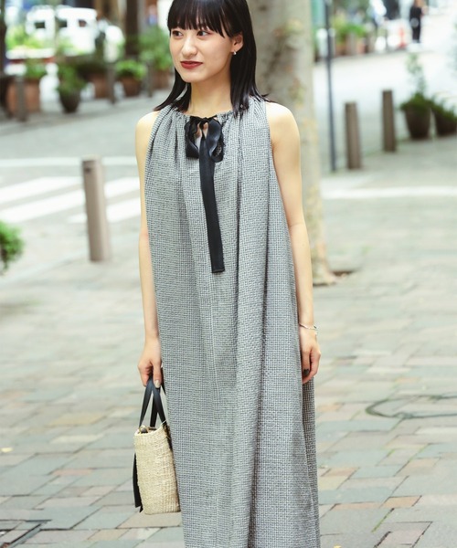 Demi-Luxe BEAMS / シアーチェック 2WAY ワンピース Demi-Luxe BEAMS（デミルクス ビームス）の「Demi-Luxe BEAMS