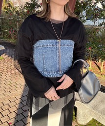 y/m by misato | デニムビスチェ(ベスト)