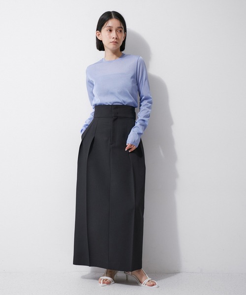 ADAM ET ROPE'（アダムエロペ）の「マットシアーニットプルオーバー（Tシャツ/カットソー・レディース・ブラック/ホワイト系その他2/ブルー系その他6・FREE）」の20枚目の写真