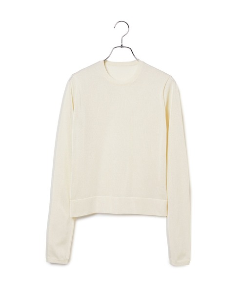 ADAM ET ROPE'（アダムエロペ）の「マットシアーニットプルオーバー（Tシャツ/カットソー・レディース・ブラック/ホワイト系その他2/ブルー系その他6・FREE）」の7枚目の写真