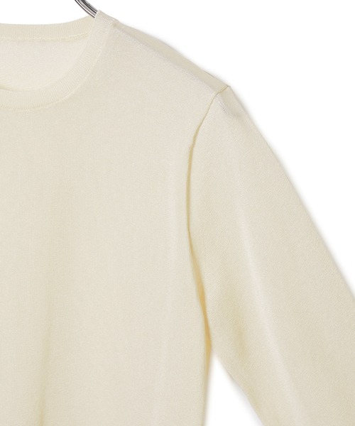 ADAM ET ROPE'（アダムエロペ）の「マットシアーニットプルオーバー（Tシャツ/カットソー・レディース・ブラック/ホワイト系その他2/ブルー系その他6・FREE）」の12枚目の写真