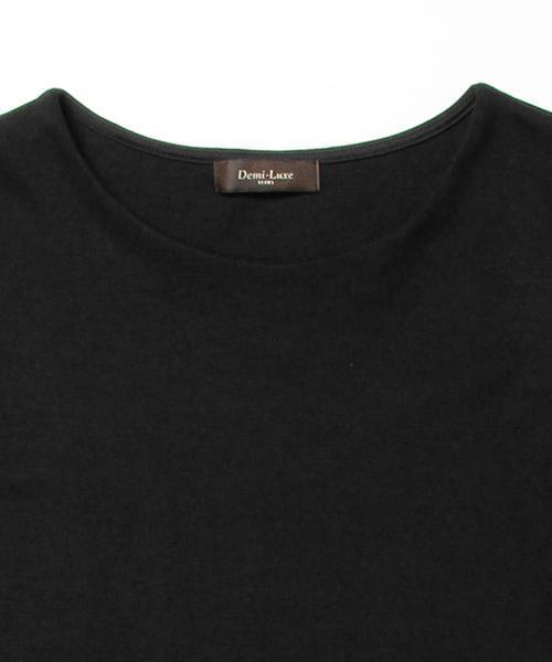 Demi-Luxe BEAMS(デミルクス ビームス)の「Demi-Luxe BEAMS / バルーンスリーブ ポンチワンピース(ワンピース・レディース・ブラック/グリーン系その他・ONE SIZE)」の7枚目の写真