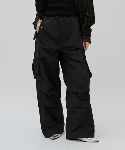 Lui's(ルイス)の「【cierio/シエリオ】コットンナイロンドロストパンツ(その他パンツ・レディース・ブラック/ネイビー・FREE)」の2枚目の写真