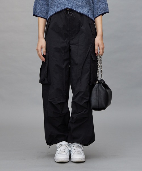 Lui's(ルイス)の「【cierio/シエリオ】コットンナイロンドロストパンツ(その他パンツ・レディース・ブラック/ネイビー・FREE)」の14枚目の写真
