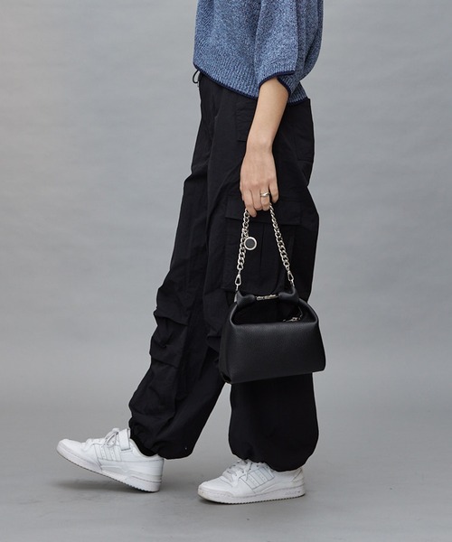 Lui's(ルイス)の「【cierio/シエリオ】コットンナイロンドロストパンツ(その他パンツ・レディース・ブラック/ネイビー・FREE)」の12枚目の写真