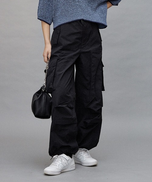 Lui's(ルイス)の「【cierio/シエリオ】コットンナイロンドロストパンツ(その他パンツ・レディース・ブラック/ネイビー・FREE)」の13枚目の写真