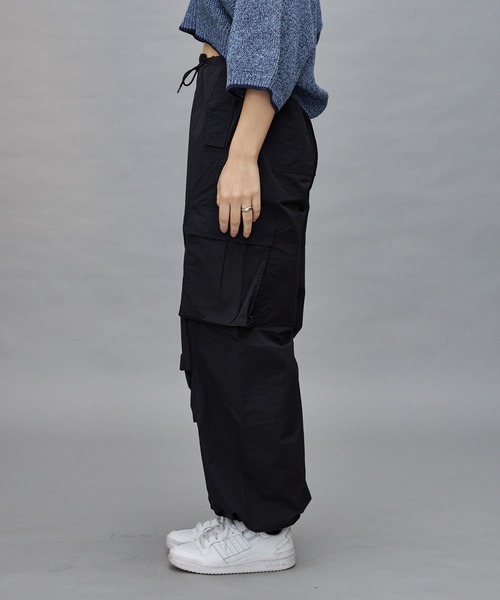 Lui's(ルイス)の「【cierio/シエリオ】コットンナイロンドロストパンツ(その他パンツ・レディース・ブラック/ネイビー・FREE)」の15枚目の写真