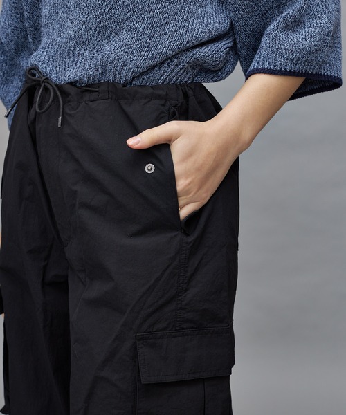 Lui's(ルイス)の「【cierio/シエリオ】コットンナイロンドロストパンツ(その他パンツ・レディース・ブラック/ネイビー・FREE)」の18枚目の写真