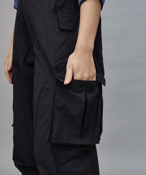 Lui's(ルイス)の「【cierio/シエリオ】コットンナイロンドロストパンツ(その他パンツ・レディース・ブラック/ネイビー・FREE)」の19枚目の写真