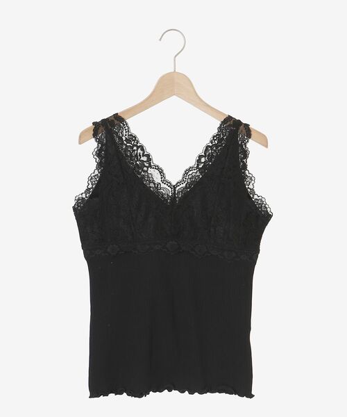 MAJESTIC LEGON（マジェスティックレゴン）の「前後2wayレースインナー（タンクトップ・レディース・オフホワイト/ブラック/ライトグレー・MEDIUM）」の19枚目の写真