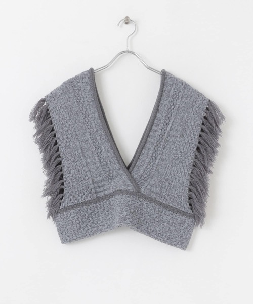 OUR洗えるフリンジベスト 洗えるフリンジベスト – OURHOME