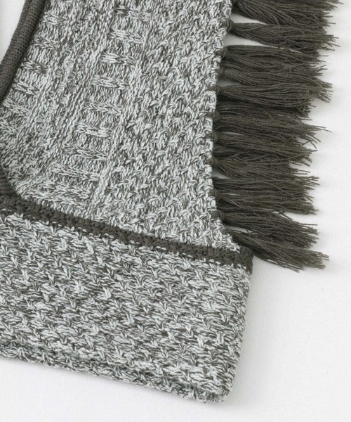 SENSE OF PLACE by URBAN RESEARCH(センスオブプレイスバイアーバンリサーチ)の「フリンジニットベスト(ベスト・レディース・グレー系その他/アイボリー/ブルー系その他・ONE)」の4枚目の写真