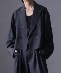 welise（ウェライズ）の「【welise/ウェライズ】グレイスフルTR/Denim ヘムダメージ ショート丈テーラードジャケット（テーラードジャケット）」