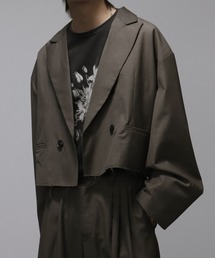 welise | 【welise/ウェライズ】グレイスフルTRオーバーサイズ ヘムダメージ ショート丈テーラードジャケット(テーラードジャケット)