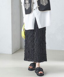 リボン レース タイト スカート 24SS ◇