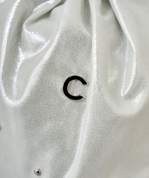 Chico(チコ)の「【2024SS】スタッズ巾着バッグ(ショルダーバッグ・レディース・シルバー/ブラック/アイボリー・FREE)」の21枚目の写真