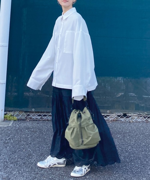 ワイドスリーブレギュラーシャツ　KIVANG キャミ コルセット CORNERS by KR（コーナーズバイケーアール）の「【CORNERS by KR