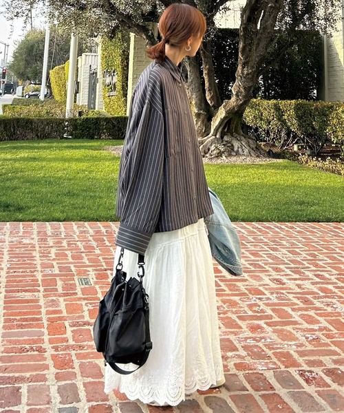 お値下げデザインスリーブキャミブラウス　ホワイト美品 お値下げデザインスリーブキャミブラウス ホワイト美品 お値下げ