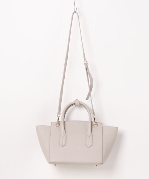 CHRISTIAN VILLA(クリスチャンヴィラ)の「【CHRISTIAN VILLA】ベーシックハンドバッグ(Q46416)(ハンドバッグ・レディース・ライトグレー/ブラック/グレー・ALL)」の4枚目の写真