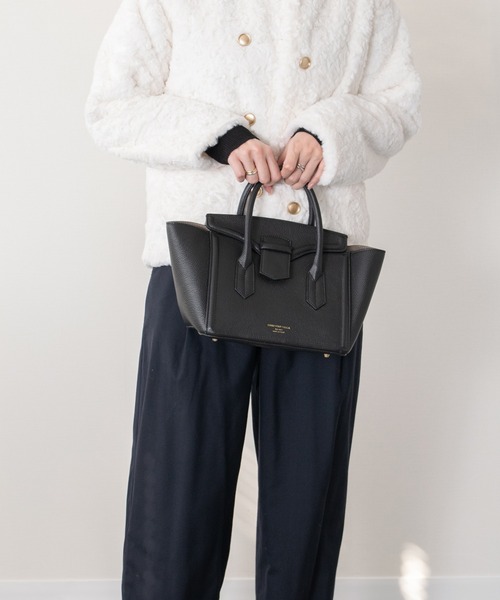 CHRISTIAN VILLA(クリスチャンヴィラ)の「【CHRISTIAN VILLA】ベーシックハンドバッグ(Q46416)(ハンドバッグ・レディース・ライトグレー/ブラック/グレー・ALL)」の13枚目の写真