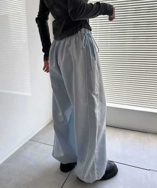 solleim（ソルレム）の「[全骨格美脚見え]リボンラインイージーパンツ（その他パンツ・レディース・ブルー/グレー/ブラック・S/M）」の14枚目の写真
