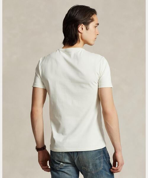 POLO RALPH LAUREN(ポロ ラルフ ローレン)の「カスタム スリム クルーネック T シャツ(Tシャツ/カットソー・メンズ・ナチュラル・L/M/S/XS/XXL/XL)」の2枚目の写真