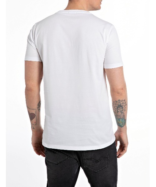 【セール】コットンジャージーカスタムガレージグラフィックプリントTシャツ（Tシャツ/カットソー）｜REPLAY（リプレイ）