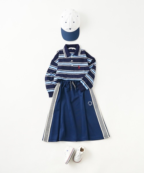 U.S. POLO ASSN.(ユーエスポロアッスン)の「【WEB限定】【KIDS】【U.S. POLO ASSN/ユーエスポロアッスン】ワンポイント刺繍ニットポロ(ポロシャツ・キッズ・ネイビー/ホワイト/ブラック・100/120/140/150)」の5枚目の写真