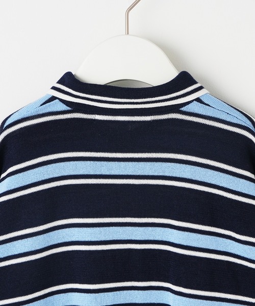U.S. POLO ASSN.(ユーエスポロアッスン)の「【WEB限定】【KIDS】【U.S. POLO ASSN/ユーエスポロアッスン】ワンポイント刺繍ニットポロ(ポロシャツ・キッズ・ネイビー/ホワイト/ブラック・100/120/140/150)」の11枚目の写真