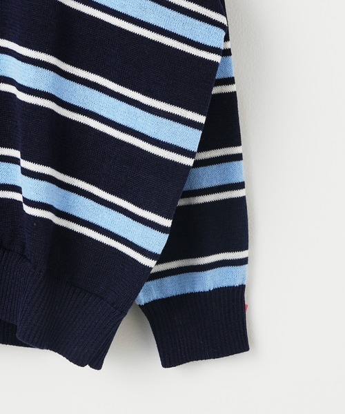U.S. POLO ASSN.(ユーエスポロアッスン)の「【WEB限定】【KIDS】【U.S. POLO ASSN/ユーエスポロアッスン】ワンポイント刺繍ニットポロ(ポロシャツ・キッズ・ネイビー/ホワイト/ブラック・100/120/140/150)」の9枚目の写真
