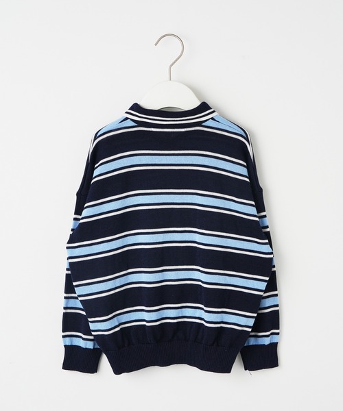 U.S. POLO ASSN.(ユーエスポロアッスン)の「【WEB限定】【KIDS】【U.S. POLO ASSN/ユーエスポロアッスン】ワンポイント刺繍ニットポロ(ポロシャツ・キッズ・ネイビー/ホワイト/ブラック・100/120/140/150)」の10枚目の写真