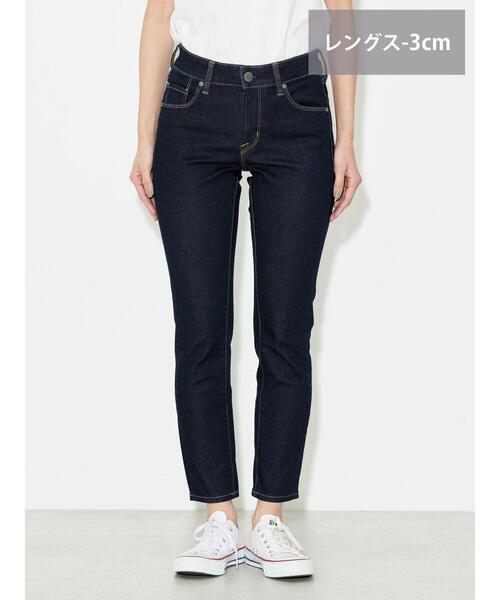 AMERICAN HOLIC(アメリカンホリック)の「【WEB限定】スキニーフィットデニム(-3cm)(デニムパンツ・レディース・ワンウォッシュ/ブラック/インディゴブルー・XS/S/XL/M/L)」の3枚目の写真