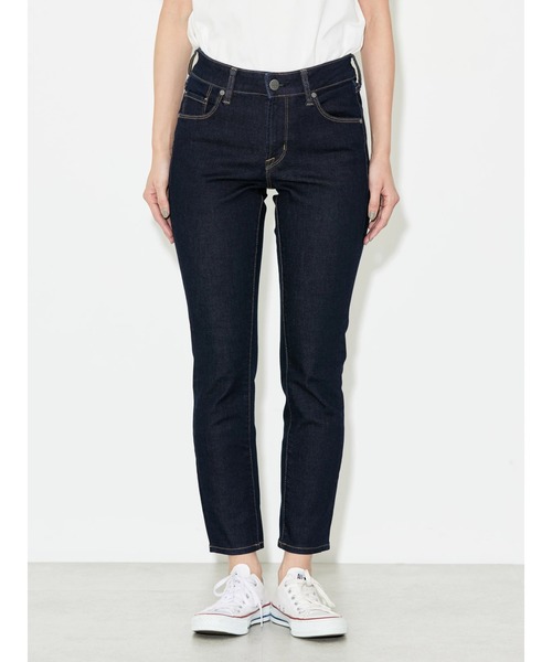 AMERICAN HOLIC(アメリカンホリック)の「【WEB限定】スキニーフィットデニム(-3cm)(デニムパンツ・レディース・ワンウォッシュ/ブラック/インディゴブルー・XS/S/XL/M/L)」の6枚目の写真