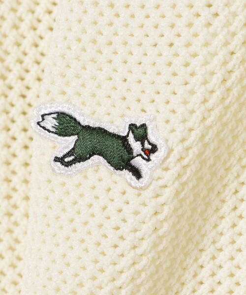 PENNEYS（ぺニーズ）の「【ユニセックス】PENNEY'S / フォックス ニット ポロシャツ（ポロシャツ・メンズ・ネイビー/ホワイト/グリーン・MEDIUM/SMALL/LARGE）」の7枚目の写真