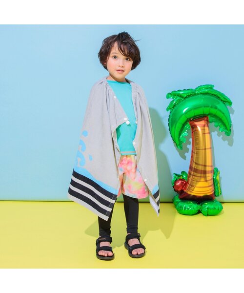 BREEZE（ブリーズ）の「【UVカット】ラッシュレギンス（水着・キッズ・ブラック・140/120/100）」の3枚目の写真