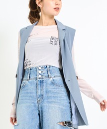 ANAP | タトゥープリントシアートップス(Tシャツ/カットソー)