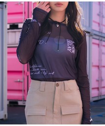 ANAP | タトゥープリントシアートップス(Tシャツ/カットソー)