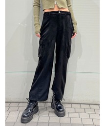 フェイクスエードカーゴパンツ