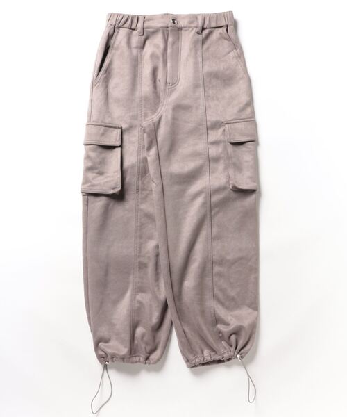EGOIST（エゴイスト）の「フェイクスエードカーゴパンツ（カーゴパンツ・レディース・グレー/ブラック・FREE）」の17枚目の写真