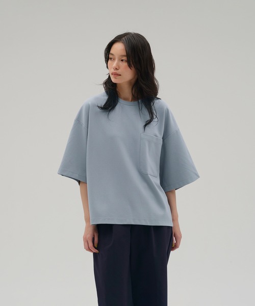 NEW BALANCE(ニューバランス)の「MET24 Short Sleeve Pullover(Tシャツ/カットソー・レディース・ミント/オフホワイト・LARGE/MEDIUM/SMALL)」の2枚目の写真