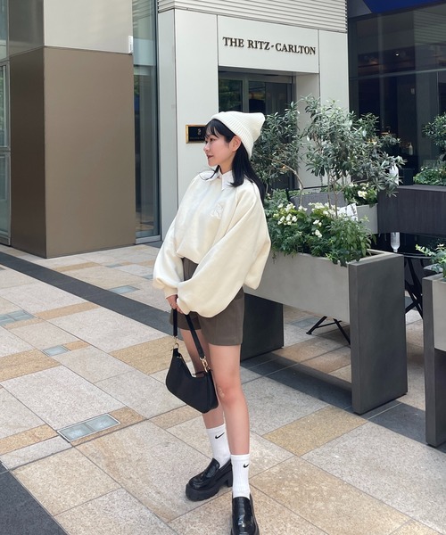 RiLi(リリ)の「RiLiロゴ刺繍たぽスウェット【RL】(スウェット・レディース・グレー/アイボリー/ベビーピンク・FREE)」の17枚目の写真
