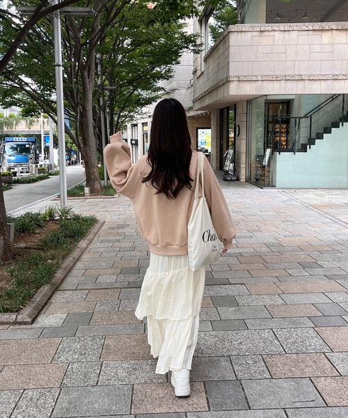 RiLi(リリ)の「RiLiロゴ刺繍たぽスウェット【RL】(スウェット・レディース・グレー/アイボリー/ベビーピンク・FREE)」の20枚目の写真